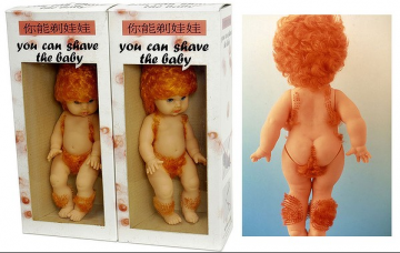 you can shave the baby